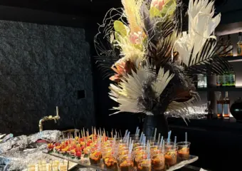 京都のホテル、オープン1周年記念パーティ