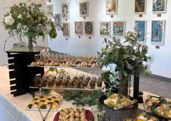 国際交流会館にて